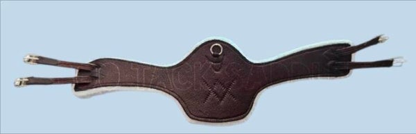 Leather and Elastic Stud Girth - Deluxe