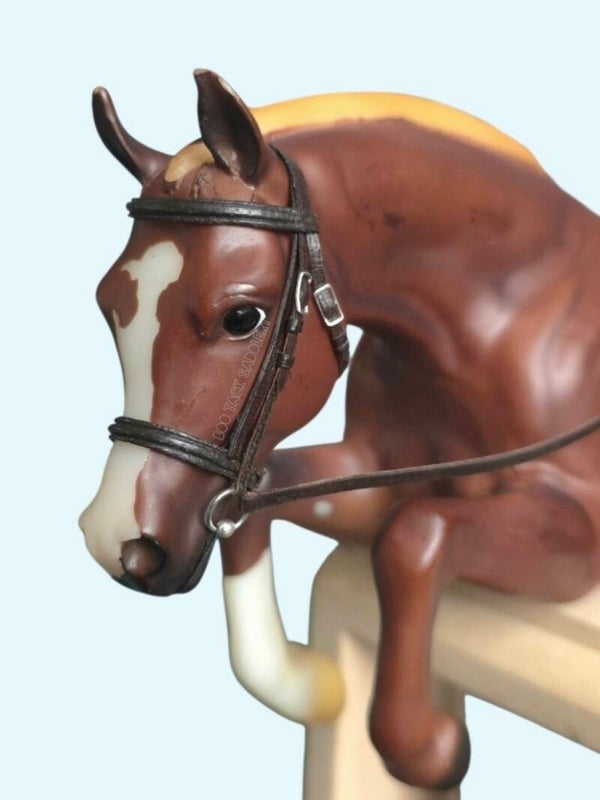 Raised Snaffle Cavesson Bridle - Standard