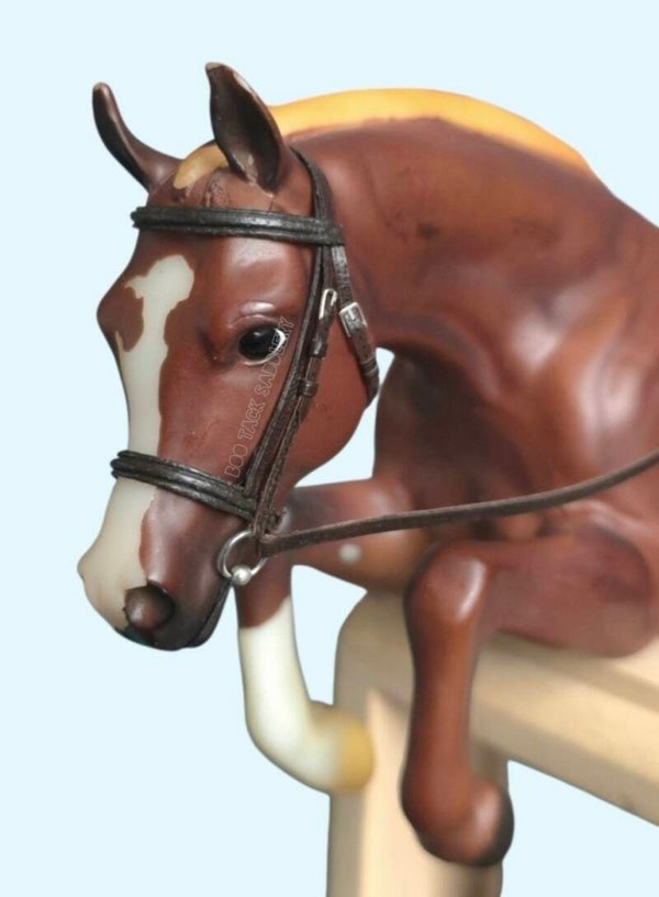 Raised Snaffle Cavesson Bridle - Deluxe