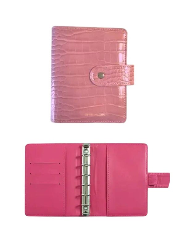 Budget Planner crocodile rose A7