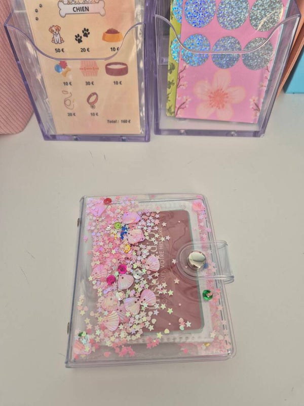 Porte cartes coquillages