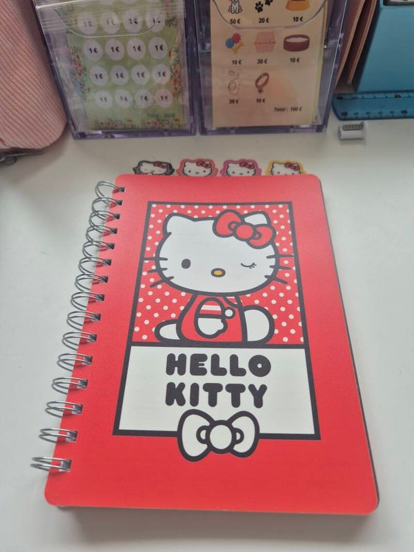 Cahier avec intercalaires Hello Kitty