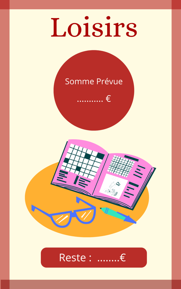 Page de garde loisirs A5