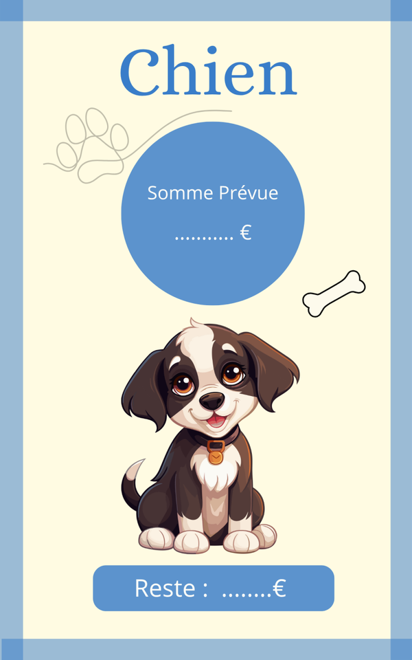 Page de garde chien A5
