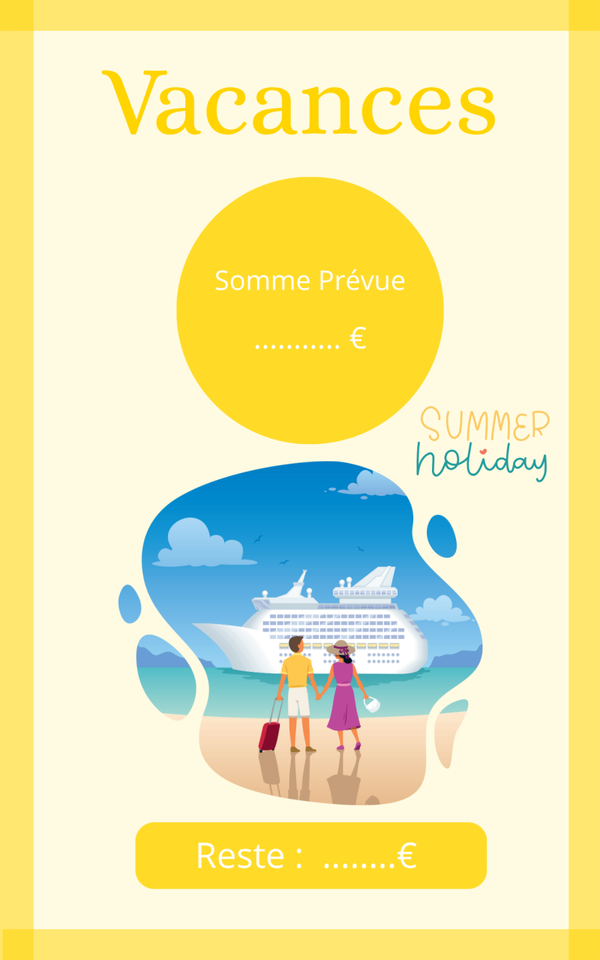 Page de garde vacances A5