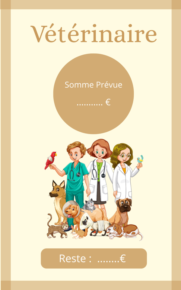 Page de garde vétérinaire A5