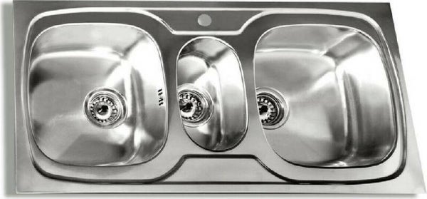 FOX - Deep Line / 100x49 - Νεροχύτης INOX