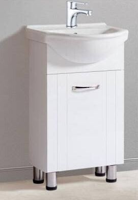 DANZA 40 White - Set Έπιπλο Μπάνιου Δαπέδου (χωρίς καθρέφτη)