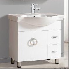LONG LIFE 80 White - Set Έπιπλο Μπάνιου Δαπέδου (χωρίς καθρέφτη)