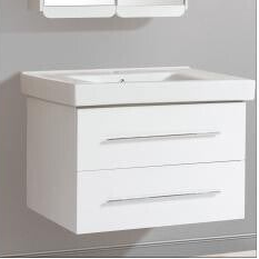 ORNO UP 80 White - Set Έπιπλο Μπάνιου Κρεμαστό (χωρίς καθρέφτη)