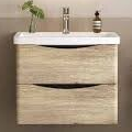 MODERN 60 Beige - Set Έπιπλο Μπάνιου Κρεμαστό (χωρίς καθρέφτη)