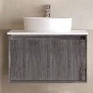 ZIZANIO 60 Grey - Set Έπιπλο Μπάνιου Κρεμαστό (χωρίς νιπτήρα & καθρέφτη)