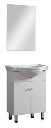 PARMA 60 White - Set Έπιπλο Μπάνιου Δαπέδου