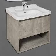 LAURA 60 Modern Grey - Set Έπιπλο Μπάνιου Κρεμαστό (χωρίς καθρέφτη)