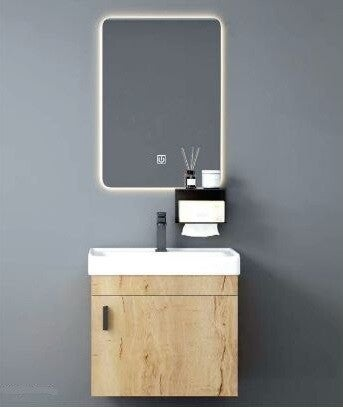 DS FOREST 40 Wood (JL3005-40VD) - Set Έπιπλο Μπάνιου Κρεμαστό