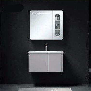 DS General 80 Grey (803-80) - Set Έπιπλο Μπάνιου Κρεμαστό