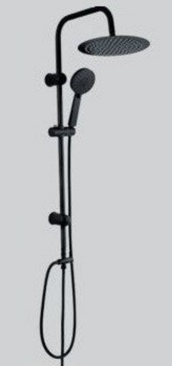 ECO OVOLO Black Shower Column - Στήλη Ντουζ χωρίς μπαταρία