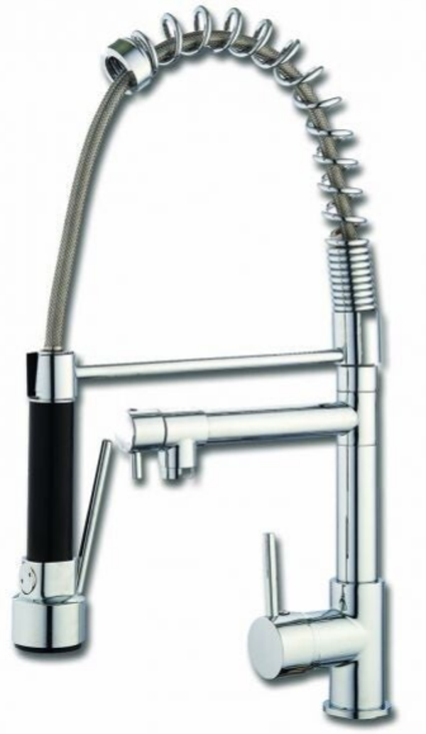 CUCINA Chrome for sink - Μπαταρία Νεροχύτη με εύκαμπτο ρουξούνι