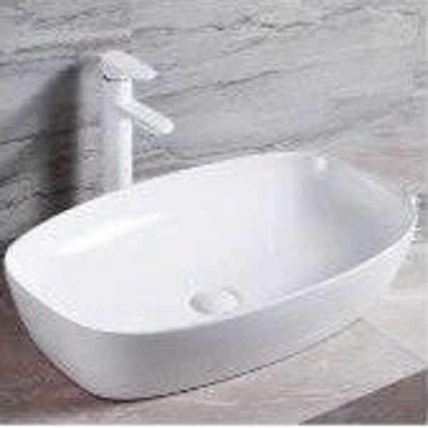 DS 9491C White - Νιπτήρας Επιτραπέζιος Λευκός