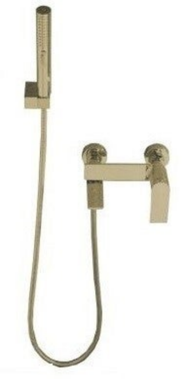 MINIMALISM Gold for shower - Μπαταρία Λουτρού διπλής ροής