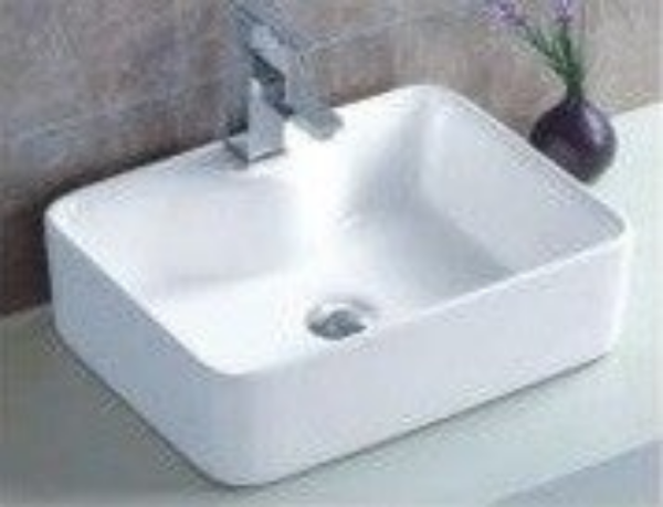 DS A8025A [48x37] White - Νιπτήρας Επιτραπέζιος Λευκός