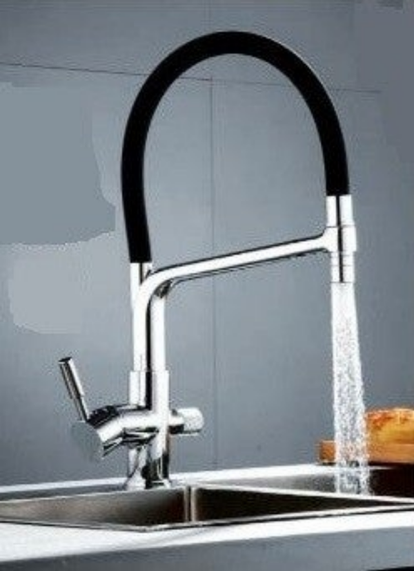 DS 29735-CR Chrome for sink - Μπαταρία Νεροχύτη με εύκαμπτο ρουξούνι