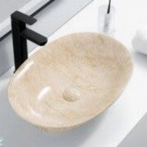 DS 9638 2317 [55x39] Beige - Νιπτήρας Επιτραπέζιος Μπεζ