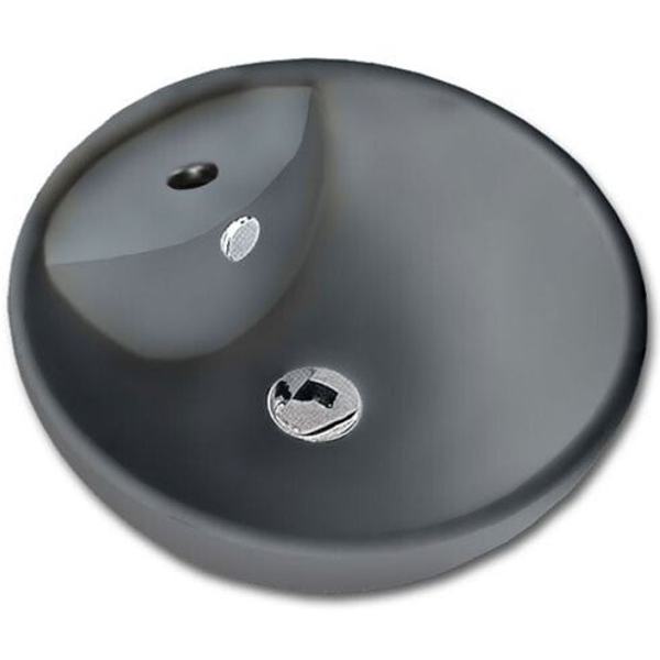 D-450 Grey Mat - Νιπτήρας Επιτραπέζιος Γκρι Ματ