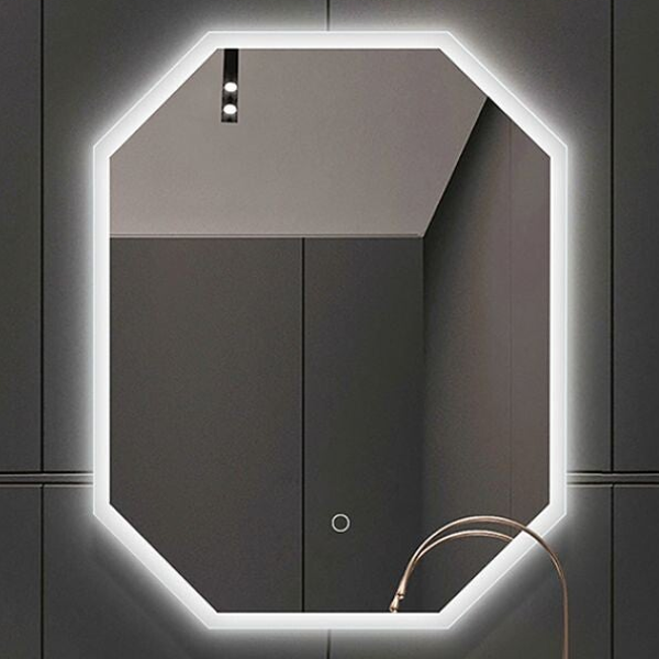 OKTAGONO LED MIRROR [60x80] - Καθρέπτης Μπάνιου με φωτισμό LED
