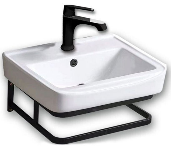 ARISTA 45 Metallic Black - Set Έπιπλο Μπάνιου Κρεμαστό