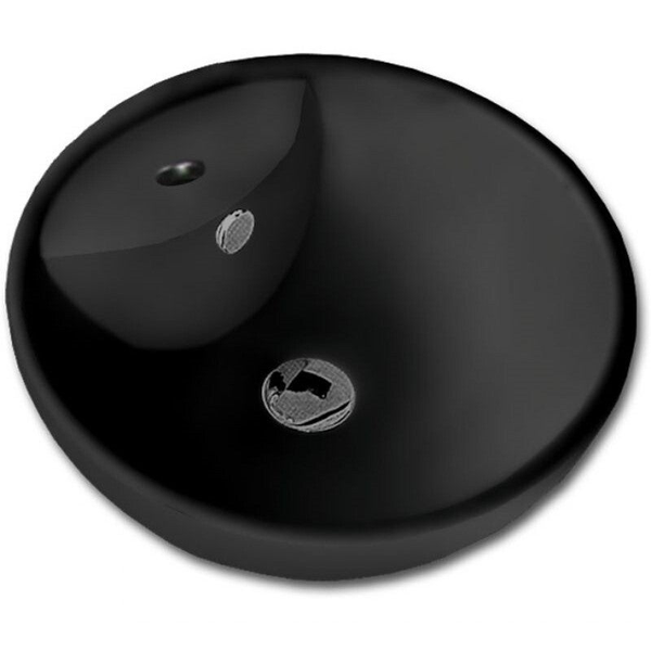 D-450 Black Mat - Νιπτήρας Επιτραπέζιος Μαύρος Ματ