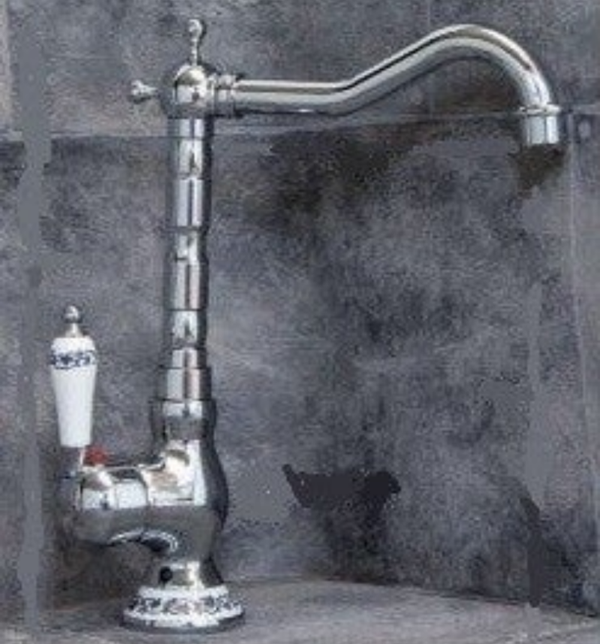 RETRO Short Chrome for washbasin - Μπαταρία Νιπτήρος