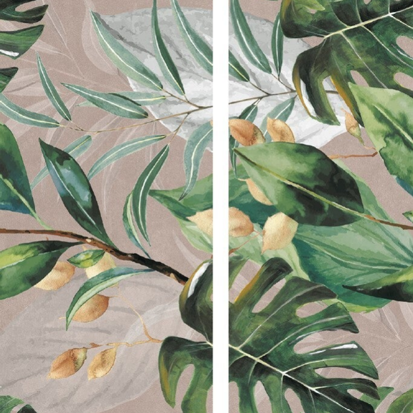 MONSTERA Gray Decor 60x120