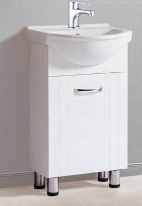 DANZA 40 White - Set Έπιπλο Μπάνιου Δαπέδου (χωρίς καθρέφτη)