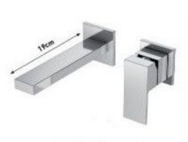 BLADE POINT Wall for washbasin - Εντοιχισμένη Μπαταρία Νιπτήρος