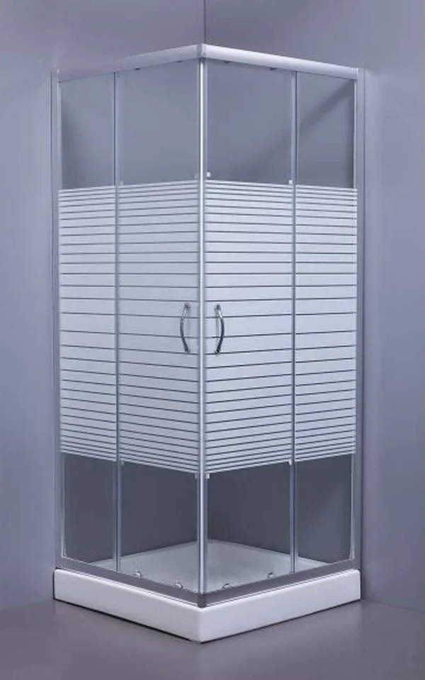 ASCOT Lines Chrome - Γωνιακή Καμπίνα Ντουζιέρας