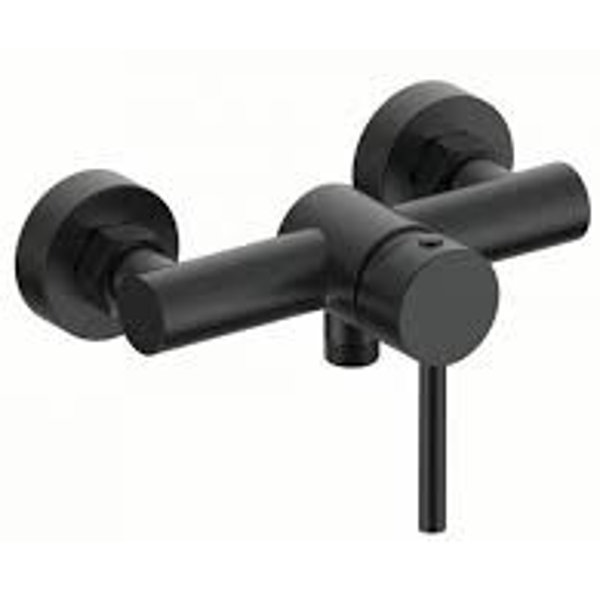 GINI Black 1 for shower - Μπαταρία Λουτρού μονής ροής
