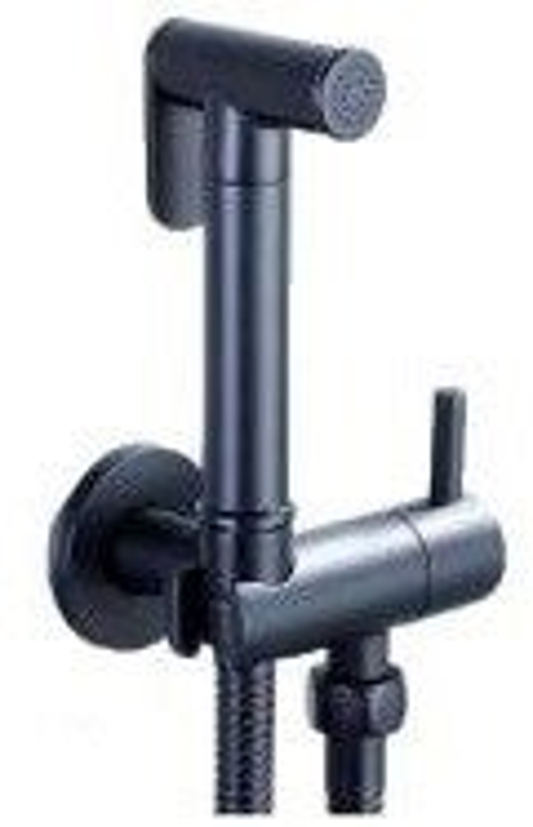 23-008+23-084 Bidet Black - Βρυσάκι Μπιντέ με μπαταρία (Μόνο Κρύο)
