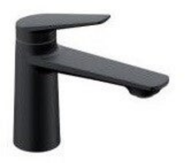 F-SERIES Short Black for washbasin - Μπαταρία Νιπτήρος