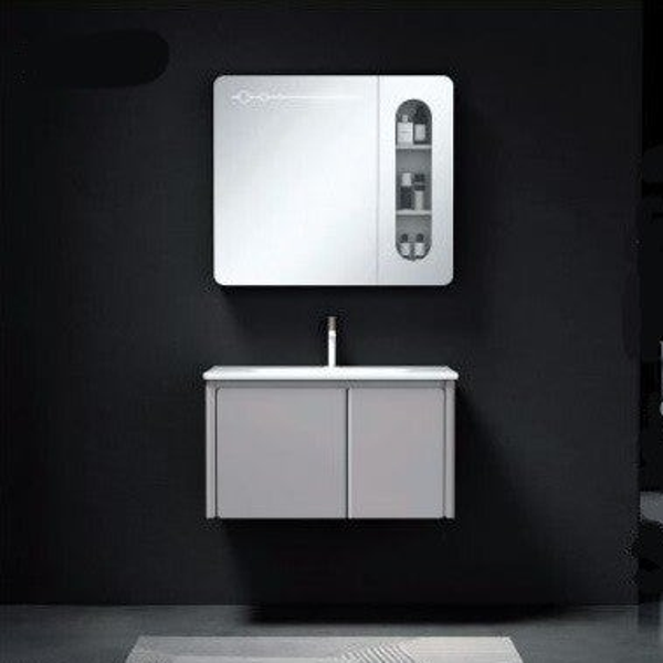 DS General 60 Grey (803-60) - Set Έπιπλο Μπάνιου Κρεμαστό