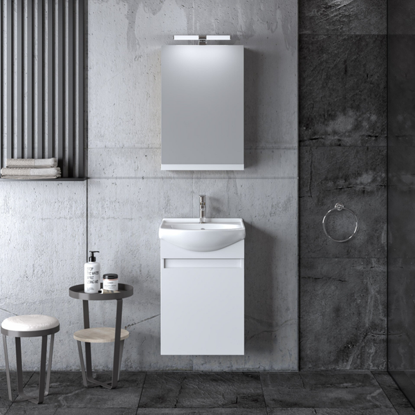 SIENA 45 White Gloss - Set Έπιπλο Μπάνιου