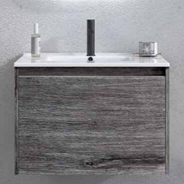 NAOMI 60 Grey - Set Έπιπλο Μπάνιου Κρεμαστό (χωρίς καθρέφτη)