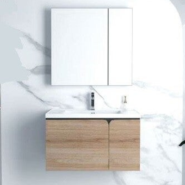 DS General 80 Beige (SY106-80A) - Set Έπιπλο Μπάνιου Κρεμαστό