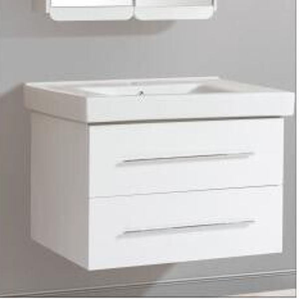 ORNO UP 80 White - Set Έπιπλο Μπάνιου Κρεμαστό (χωρίς καθρέφτη)