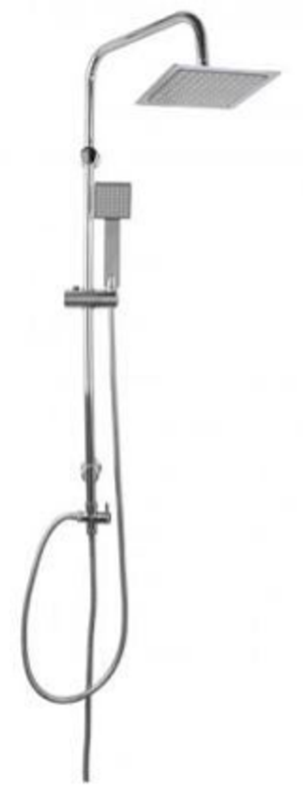 AMERICA Quadra Chrome Shower Column - Στήλη Ντουζ χωρίς μπαταρία