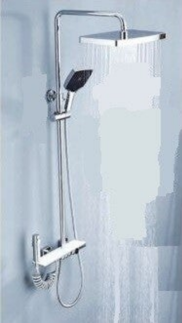 DS DG11245CH Chrome Shower Column - Στήλη Ντουζ με μπαταρία