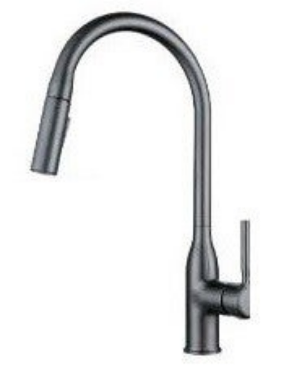 DS DG-XT-C001BL Black for sink - Μπαταρία Νεροχύτη με αποσπώμενο ρουξούνι