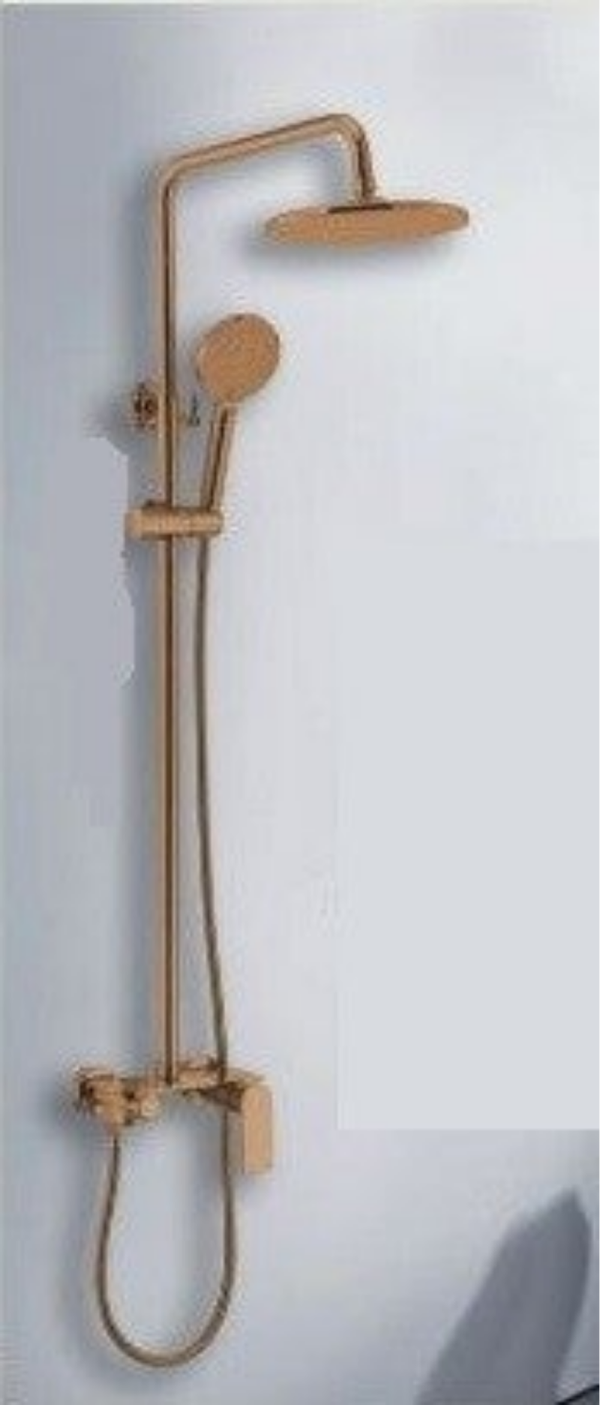 MINIMALISM Rose Gold Shower Column - Στήλη Ντουζ με μπαταρία