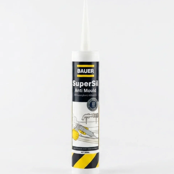 BAUER Supersil Anti Mould - Σιλικόνη Διάφανη