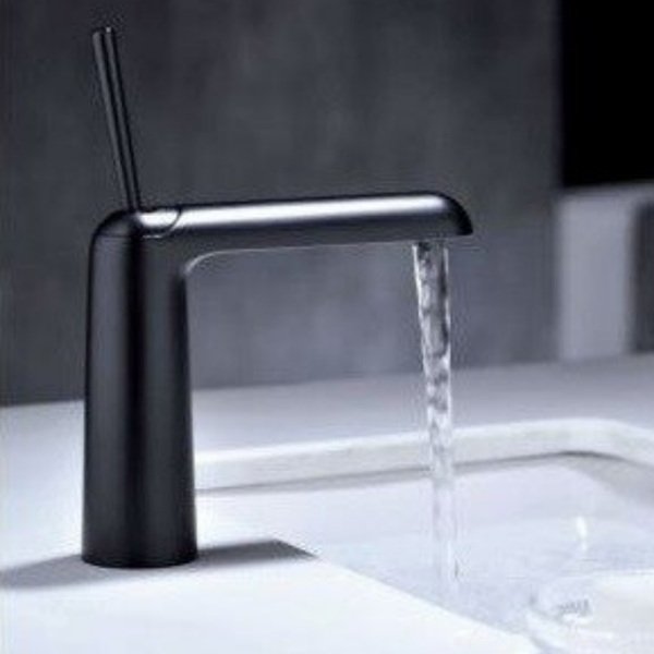 ROCKER Black for washbasin - Μπαταρία Νιπτήρος